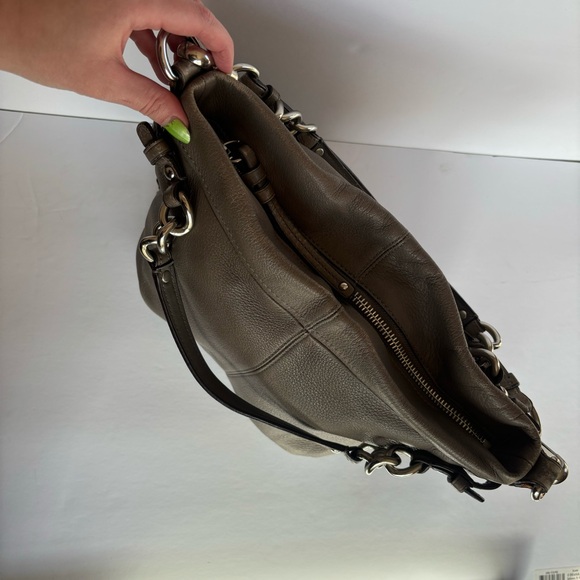 Coach Gray Shoulder Bag - Picture 5 of 10